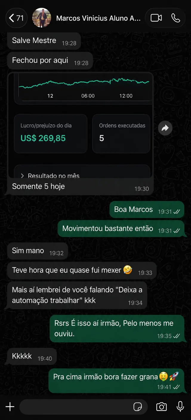 Depoimento de cliente AuraFX 2