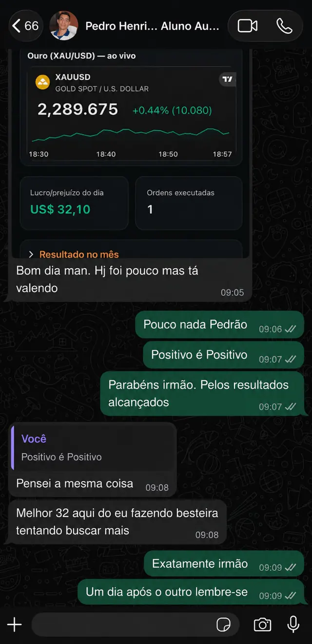 Depoimento de cliente AuraFX 6